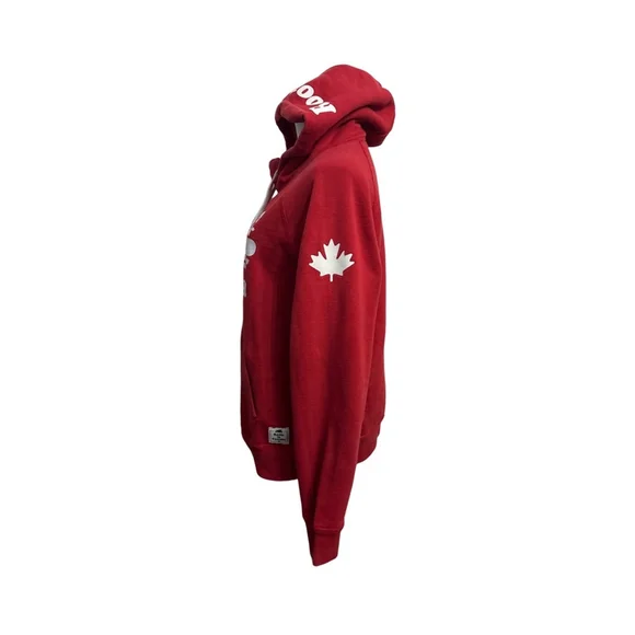 Roots Canada Red Hoodie - size M - Picture 2 of 6